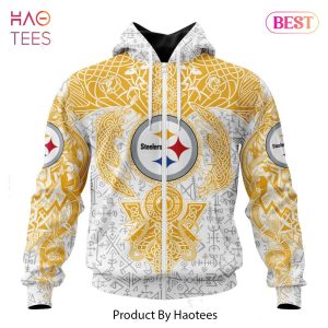 THE BEST NFL Pittsburgh Steelers _ Norse Viking Symbols Hoodie