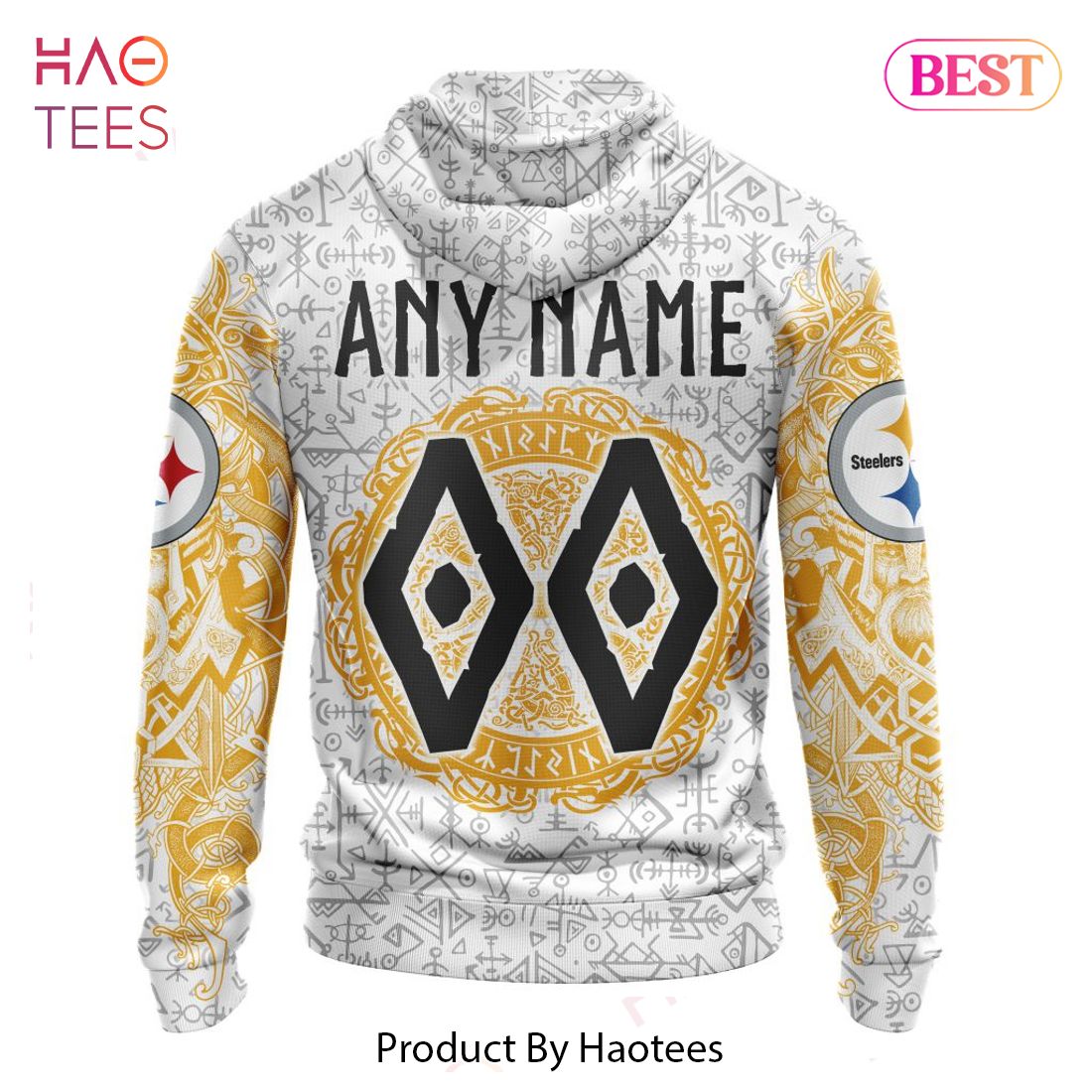THE BEST NFL Pittsburgh Steelers _ Norse Viking Symbols Hoodie THE BEST NFL Pittsburgh Steelers _ Norse Viking Symbols Hoodie