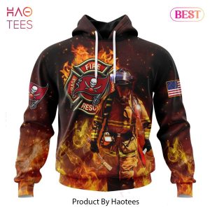 THE BEST NFL Tampa Bay Buccaneers Honor Firefighters – First Responders Hoodie