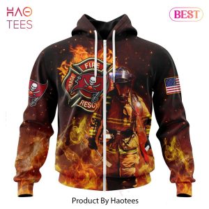 THE BEST NFL Tampa Bay Buccaneers Honor Firefighters – First Responders Hoodie