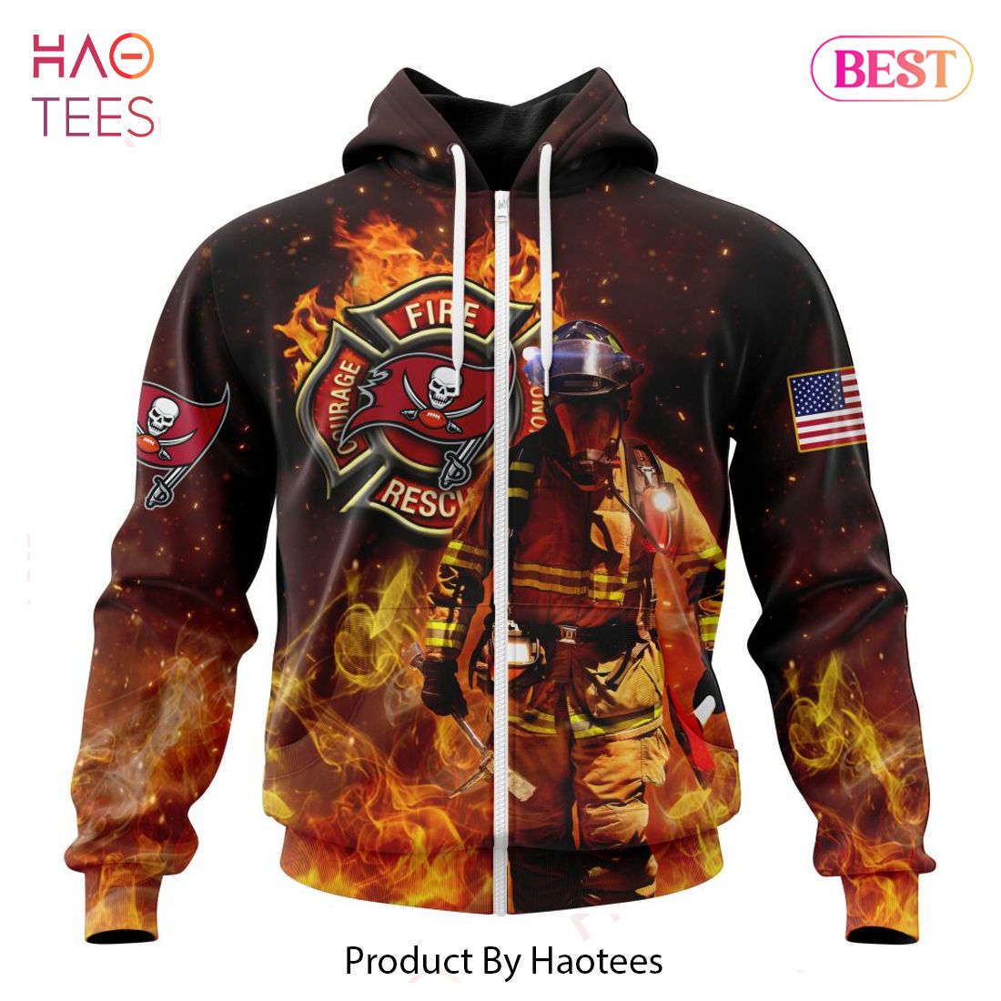 THE BEST NFL Tampa Bay Buccaneers Honor Firefighters - First Responders Hoodie THE BEST NFL Tampa Bay Buccaneers Honor Firefighters - First Responders Hoodie