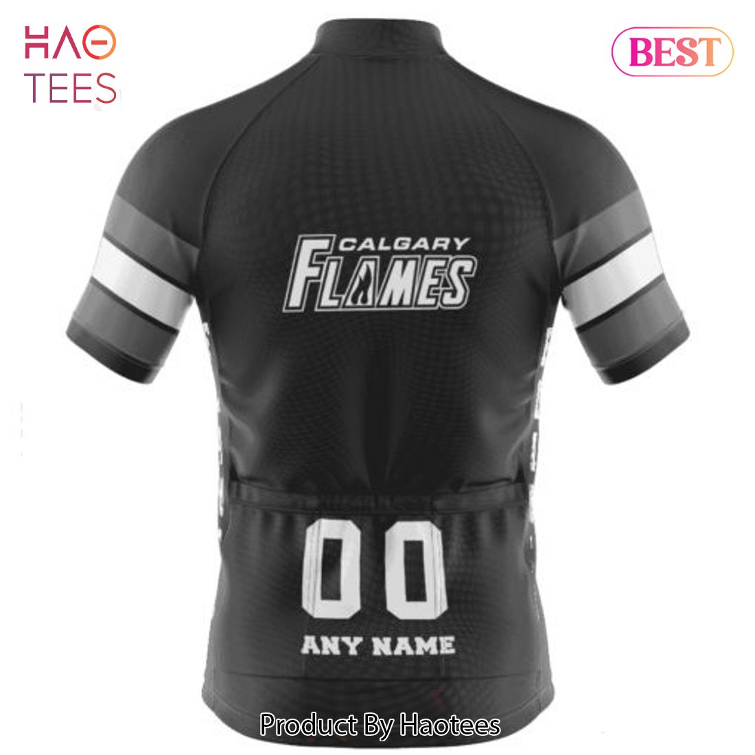 THE BEST NHL Calgary Flames Mono Cycling Jersey Jeysey THE BEST NHL Calgary Flames Mono Cycling Jersey Jeysey