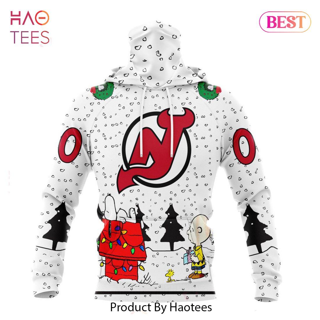 THE BEST NHL New Jersey Devils Special Peanuts Design Jeysey THE BEST NHL New Jersey Devils Special Peanuts Design Jeysey