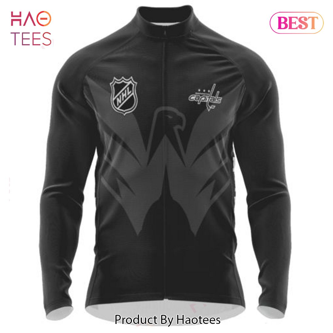 THE BEST NHL Washington Capitals Mono Cycling Jersey Jeysey THE BEST NHL Washington Capitals Mono Cycling Jersey Jeysey