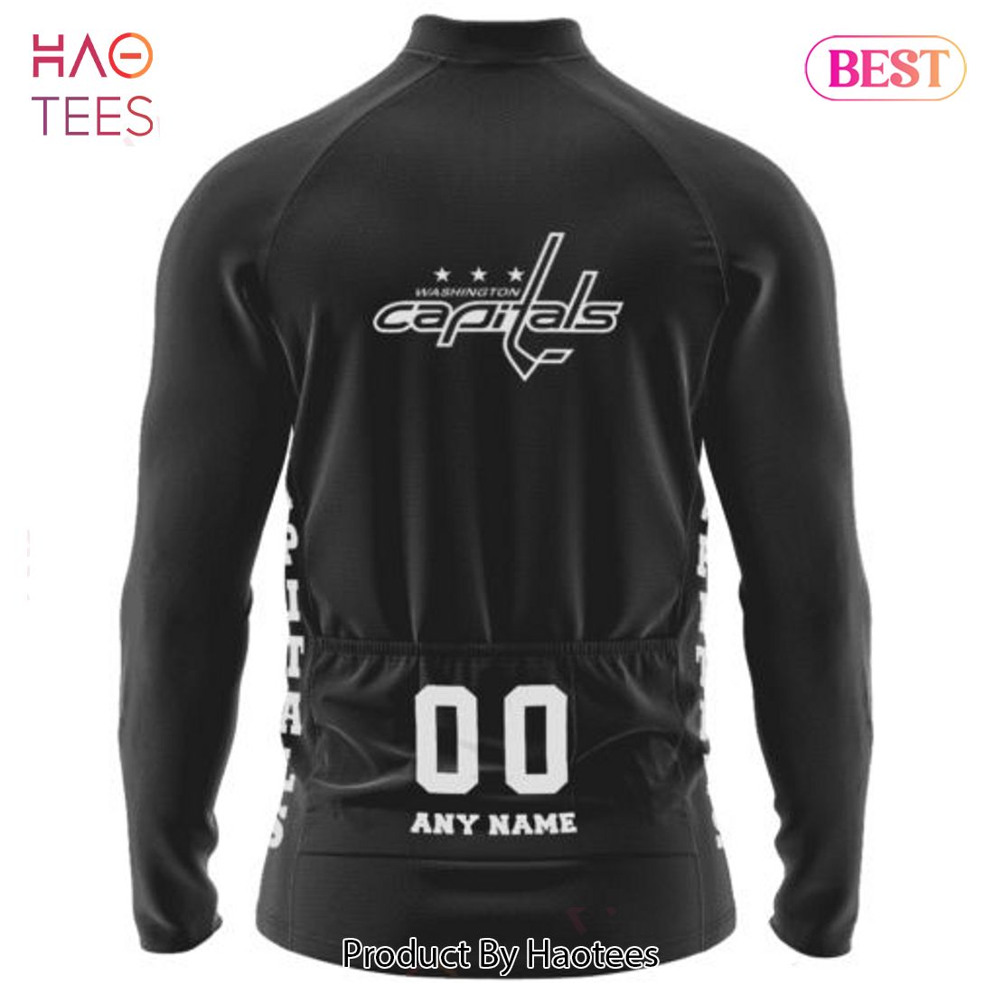 THE BEST NHL Washington Capitals Mono Cycling Jersey Jeysey THE BEST NHL Washington Capitals Mono Cycling Jersey Jeysey