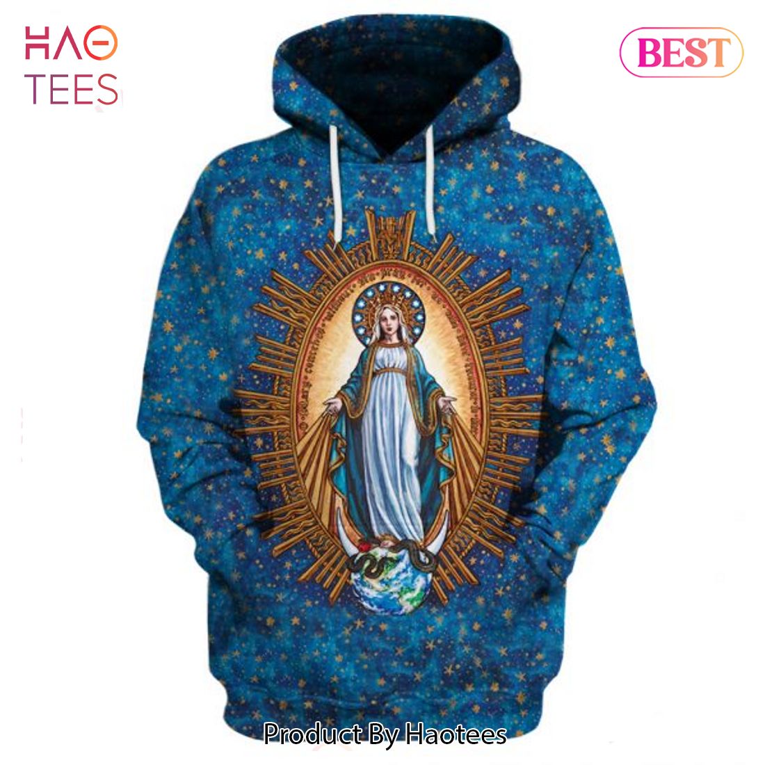 THE BEST Virgin MARY Version 002 3D Printing Limited Edition Hoodie Long Sleeve Tshirt Hoodie