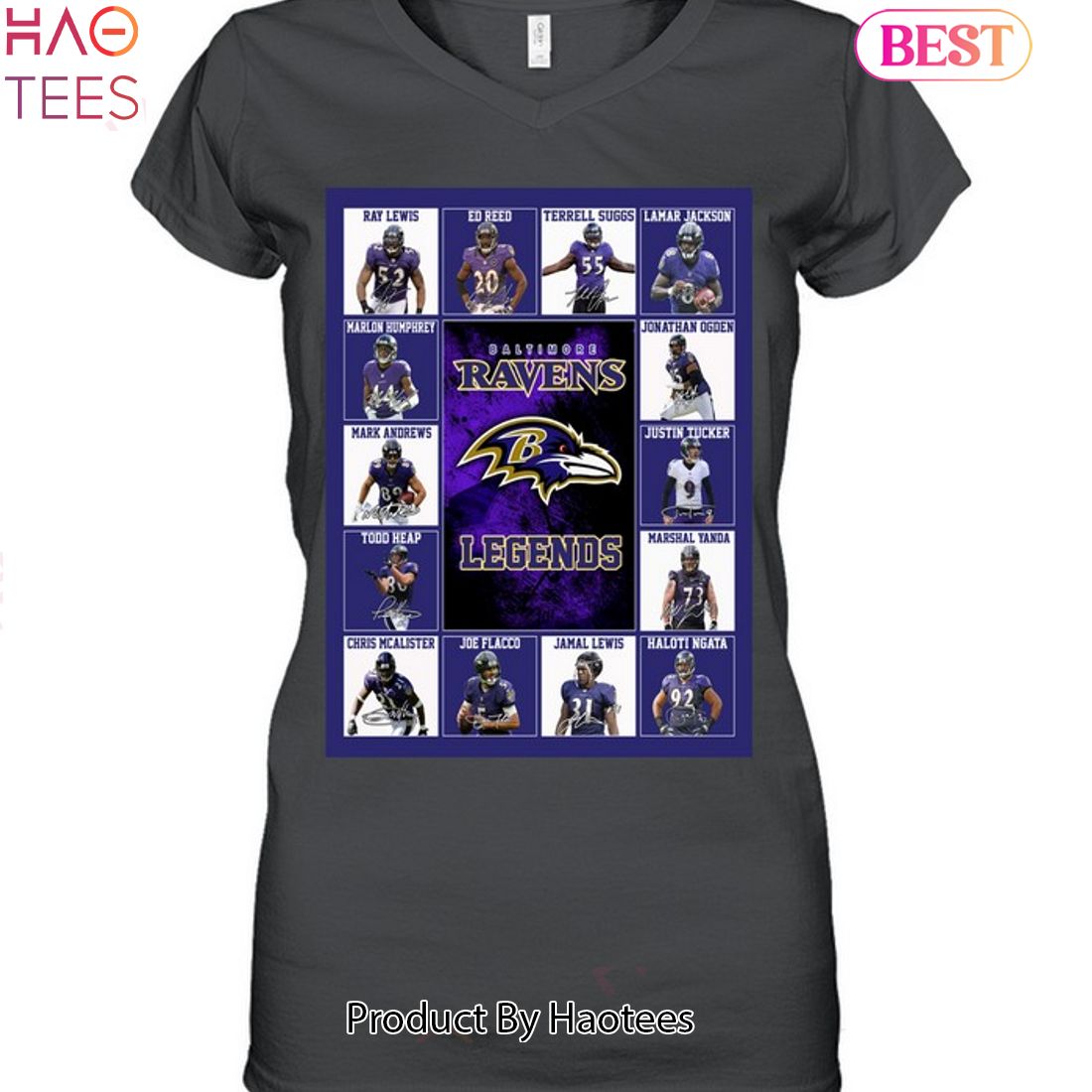 Baltimore Ravens Polo T Shirt 044 in 2023