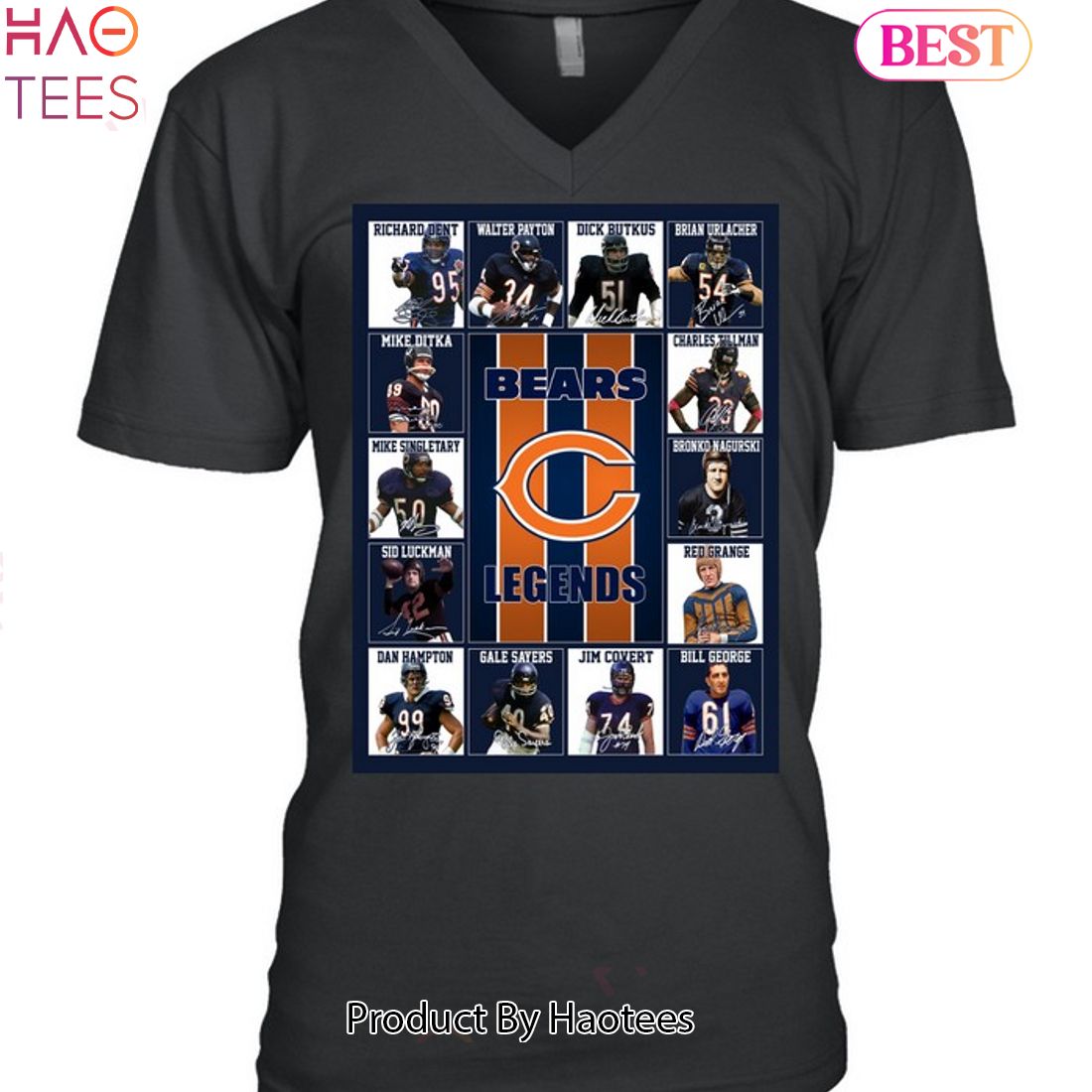 TRENDING Chicago Bears Legends Unisex T-Shirt TRENDING Chicago Bears Legends Unisex T-Shirt