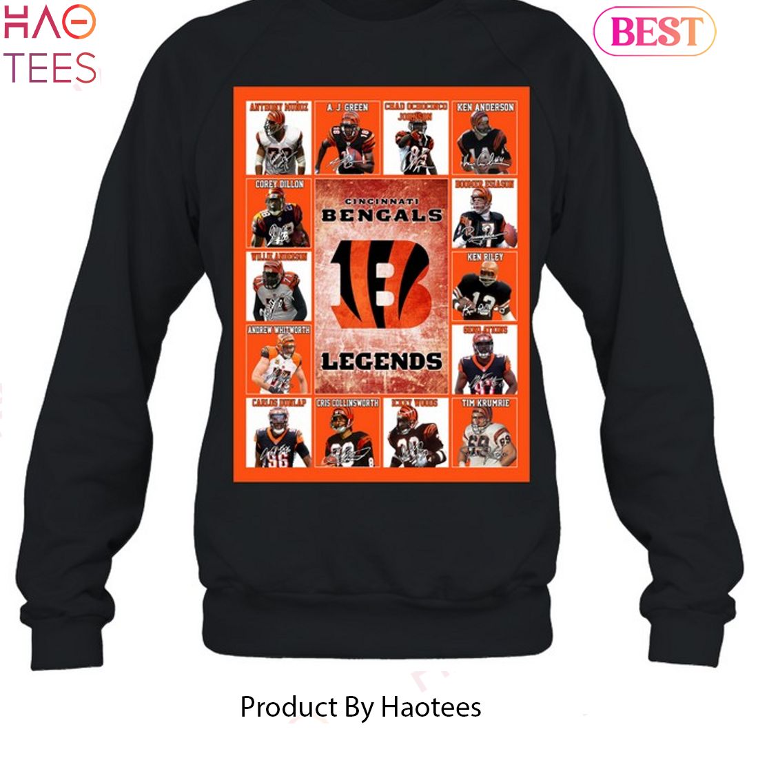 Youth Black Cincinnati Bengals Icon Cotton Long Sleeve T-Shirt