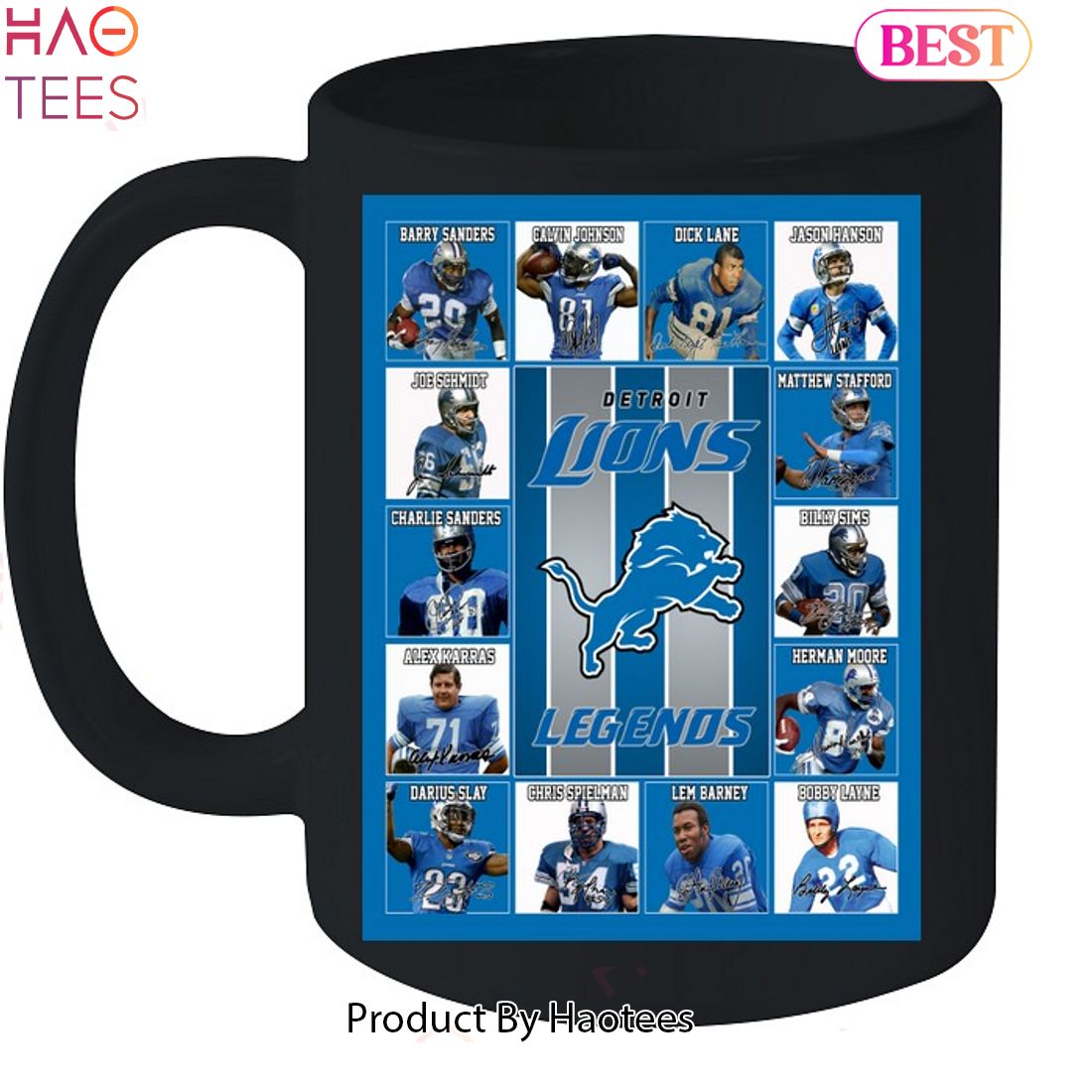 Detroit Lions Ceramic Mug 23 oz