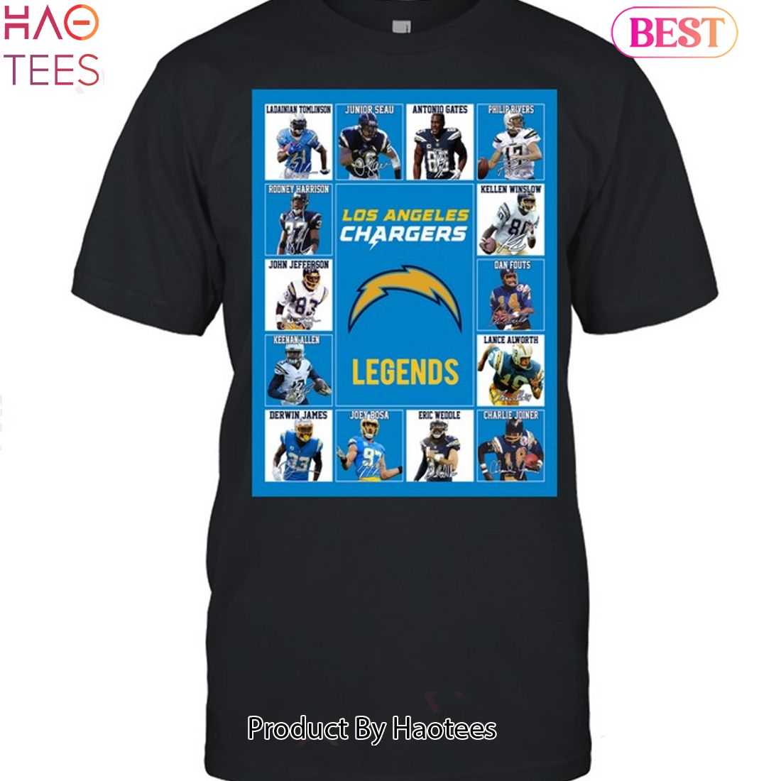 Chargers Legends Los Angeles Chargers T-Shirt - TeeNavi