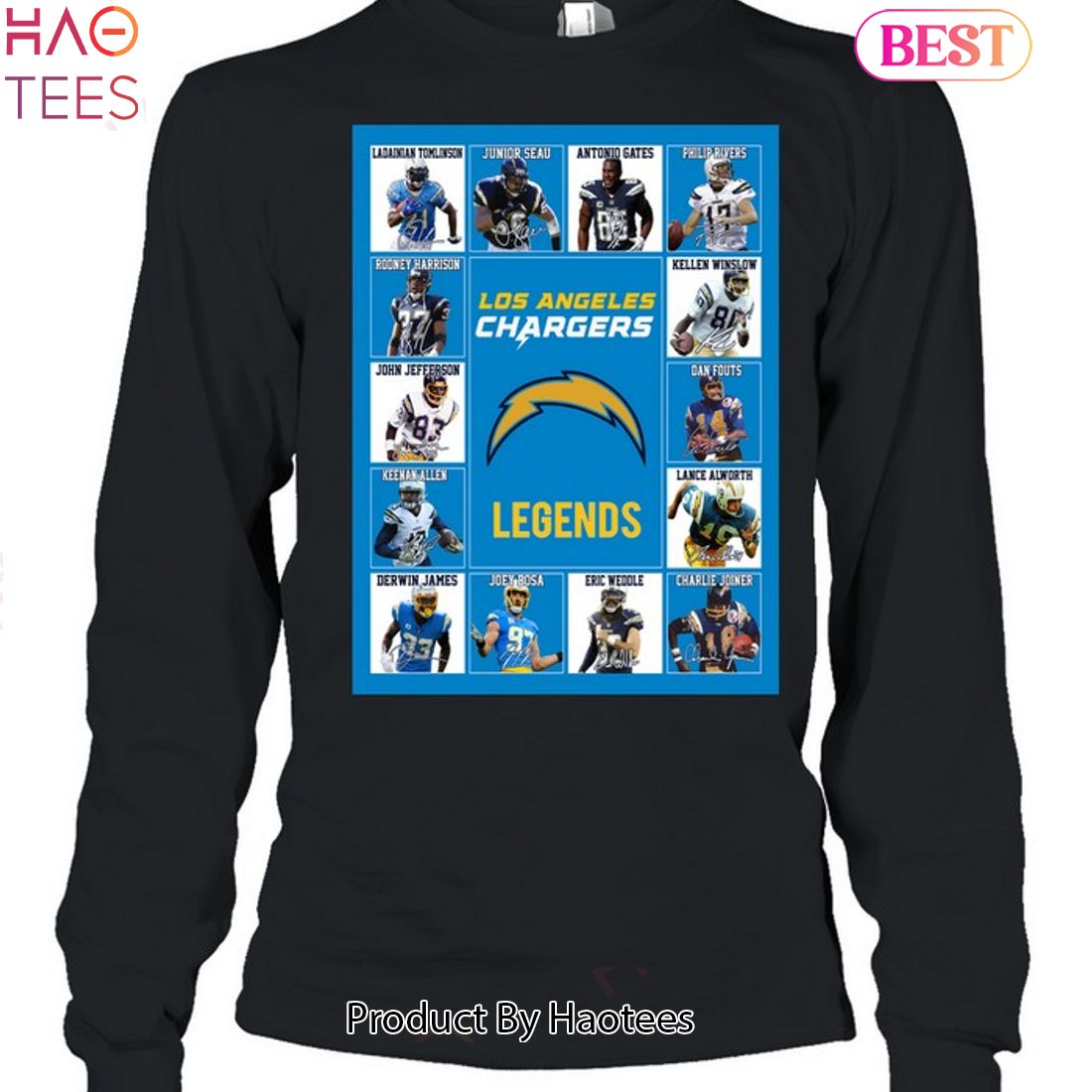 Chargers Legends Los Angeles Chargers T-Shirt - TeeNavi