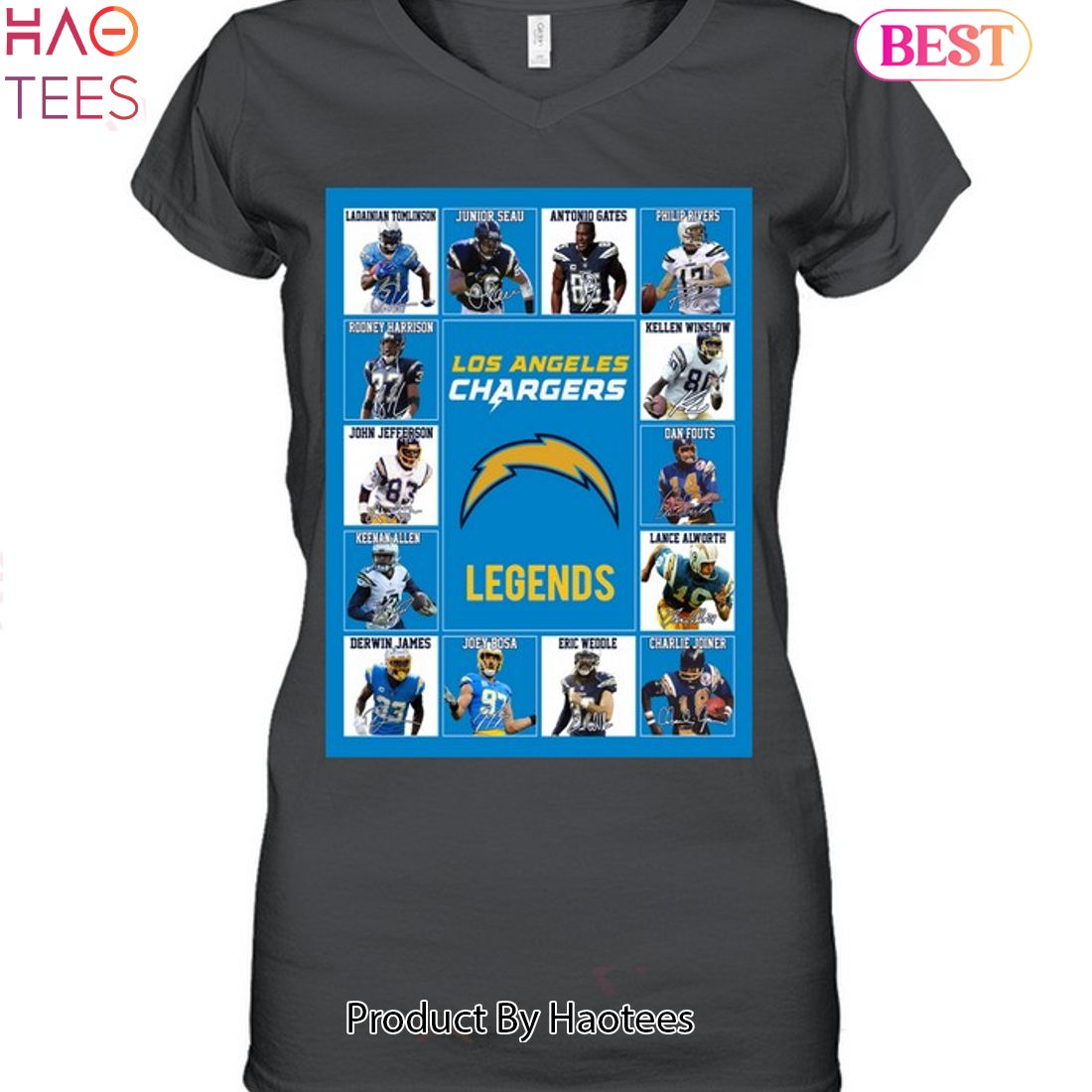 TRENDING Los Angeles Chargers Legends Unisex T-Shirt TRENDING Los Angeles Chargers Legends Unisex T-Shirt