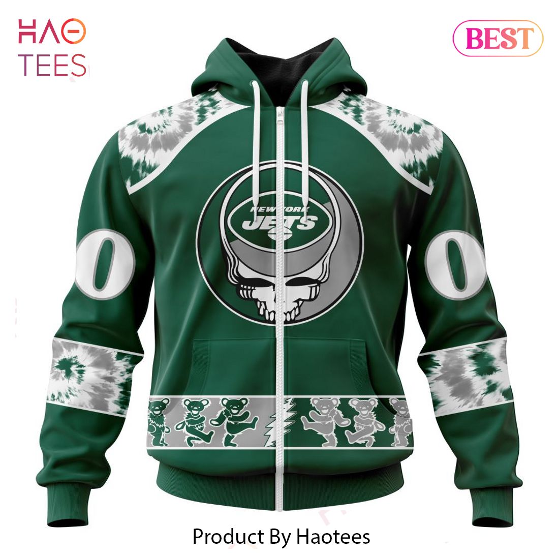 TRENDING New York Jets Special Grateful Dead Design Hoodie TRENDING New York Jets Special Grateful Dead Design Hoodie