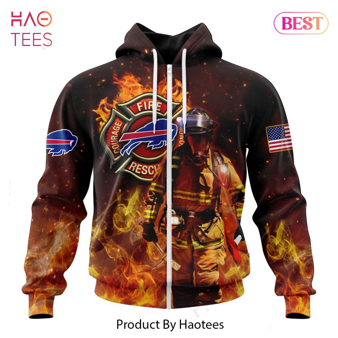 TRENDING NFL Buffalo Bills Honor Firefighters - First Responders Hoodie TRENDING NFL Buffalo Bills Honor Firefighters - First Responders Hoodie