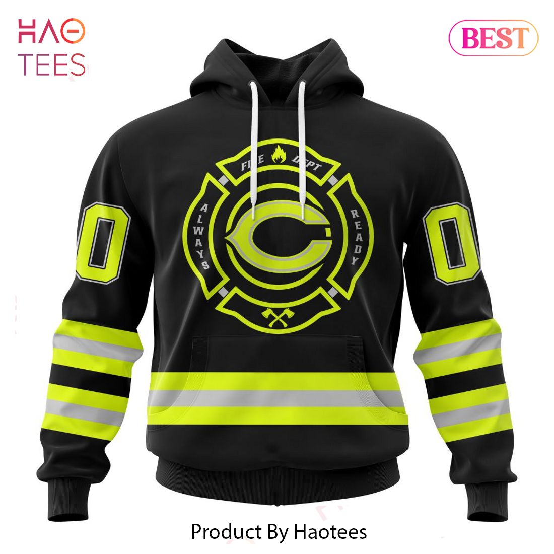 TRENDING NFL Chicago Bears Special FireFighter Uniform Design Hoodie