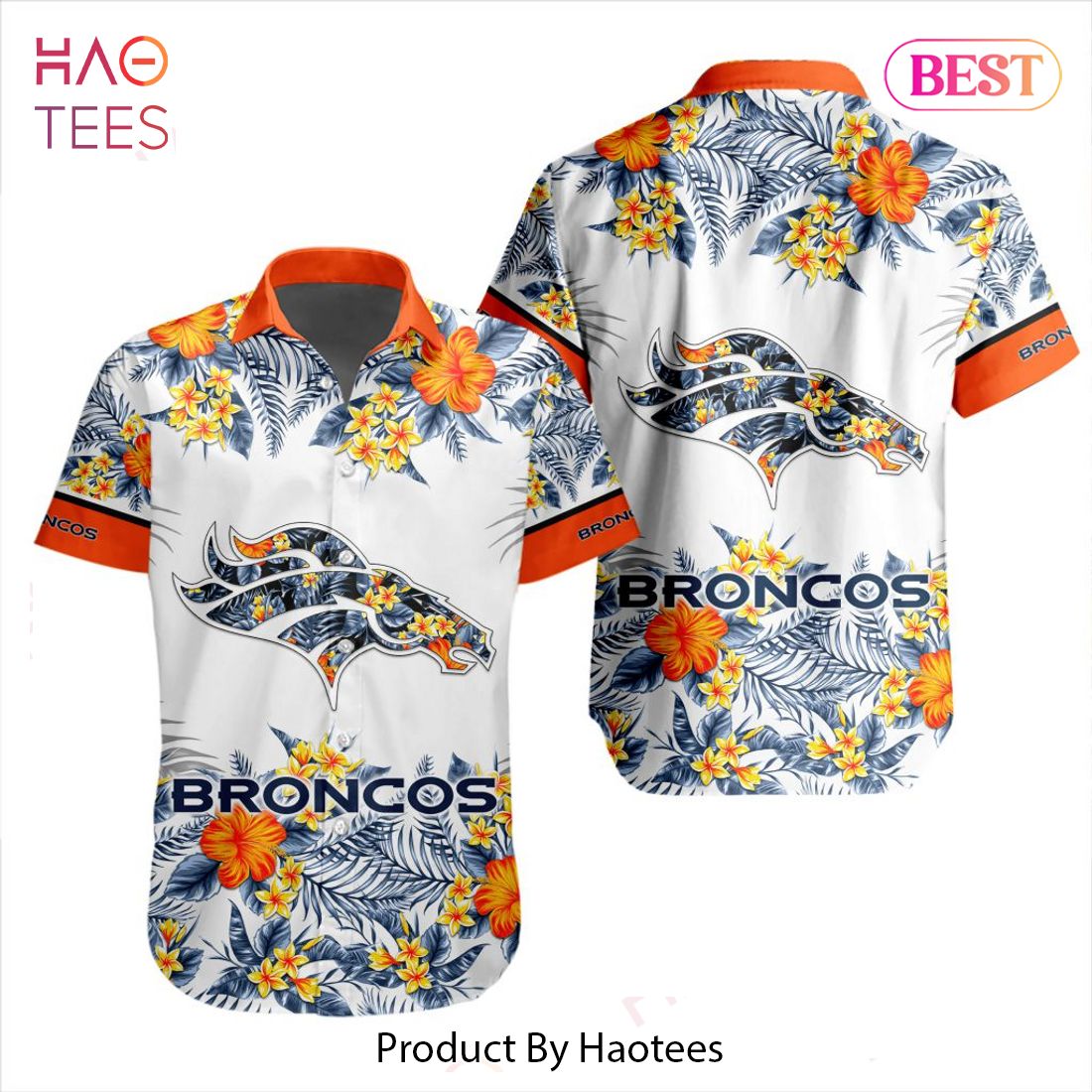 TRENDING NFL Denver Broncos Special Hawaiian Design Button Shirt Hoodie