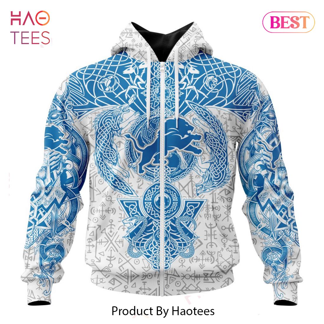 TRENDING NFL Detroit Lions _ Norse Viking Symbols Hoodie TRENDING NFL Detroit Lions _ Norse Viking Symbols Hoodie