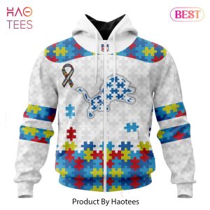 TRENDING NFL Detroit Lions Special Autism Awareness Design Hoodie