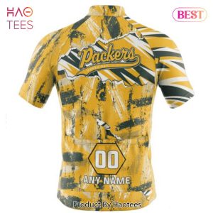 TRENDING NFL Green Bay Packers Special Mix Stripes Design Cycling Jersey Hoodie