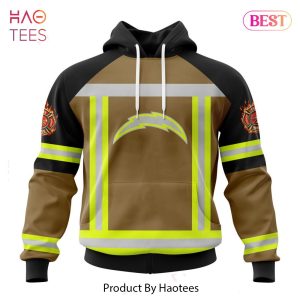 TRENDING NFL Los Angeles Chargers Special Firefighter Uniform Design Hoodie