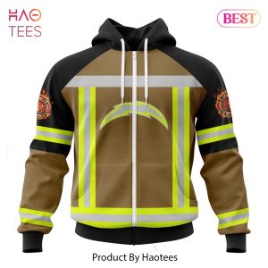 TRENDING NFL Los Angeles Chargers Special Firefighter Uniform Design Hoodie