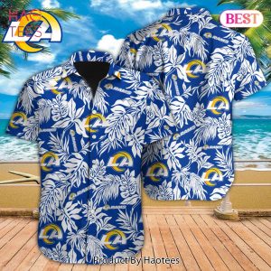 TRENDING NFL Los Angeles Rams Special Hawaiian Design Button Shirt Hoodie