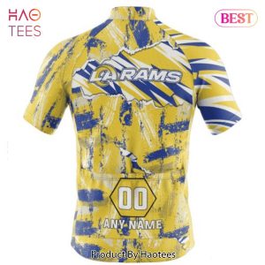 TRENDING NFL Los Angeles Rams Special Mix Stripes Design Cycling Jersey Hoodie