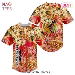 TRENDING NHL Chicago Blackhawks Special Hawaiian Design Baseball Jersey Jeysey