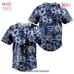 TRENDING NHL Toronto Maple Leafs Special Hawaiian Design Baseball Jersey Jeysey