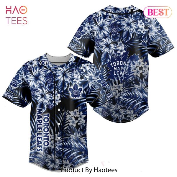 TRENDING NHL Toronto Maple Leafs Special Hawaiian Design Baseball Jersey Jeysey
