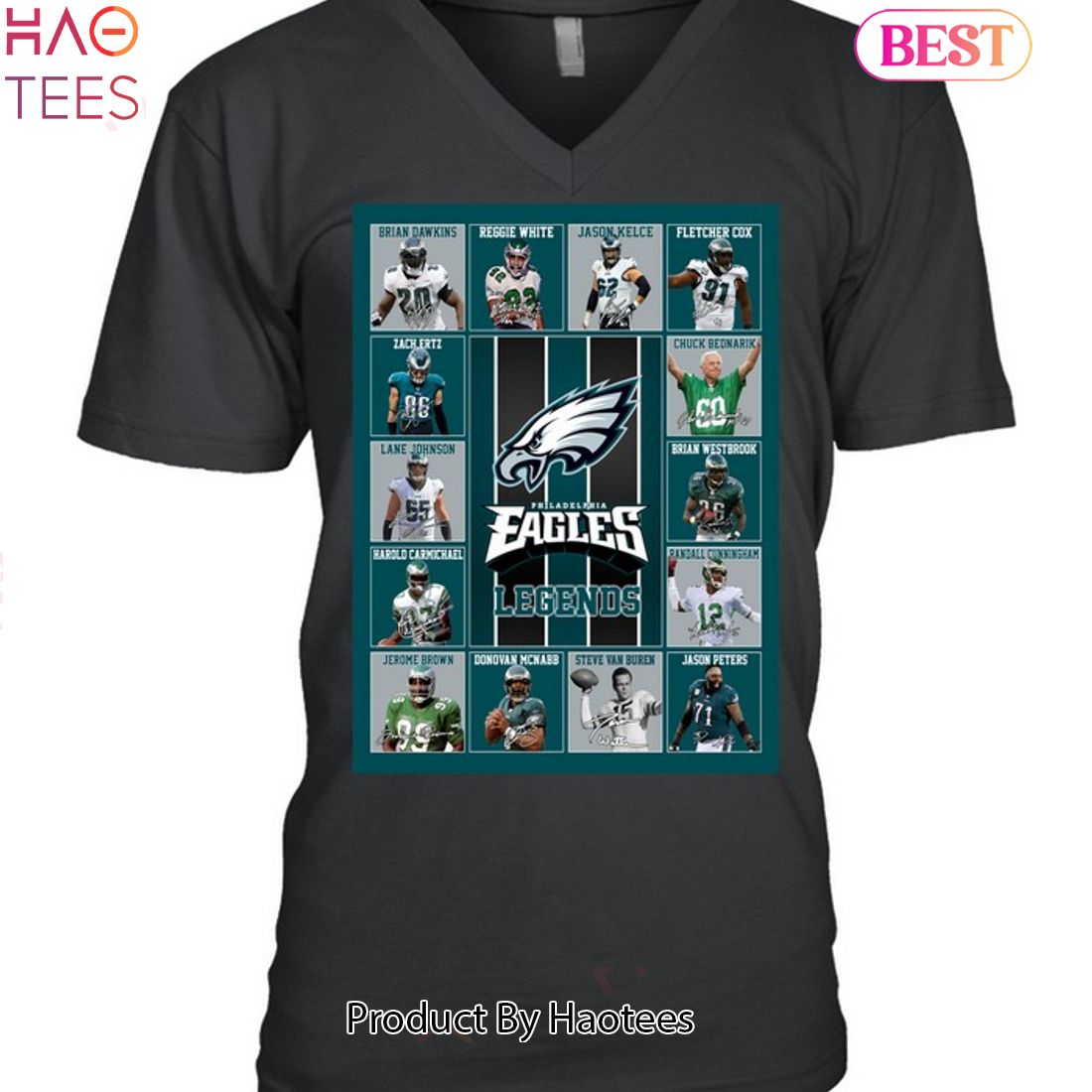 Nike Youth Philadelphia Eagles Logo Teal Cotton T-Shirt