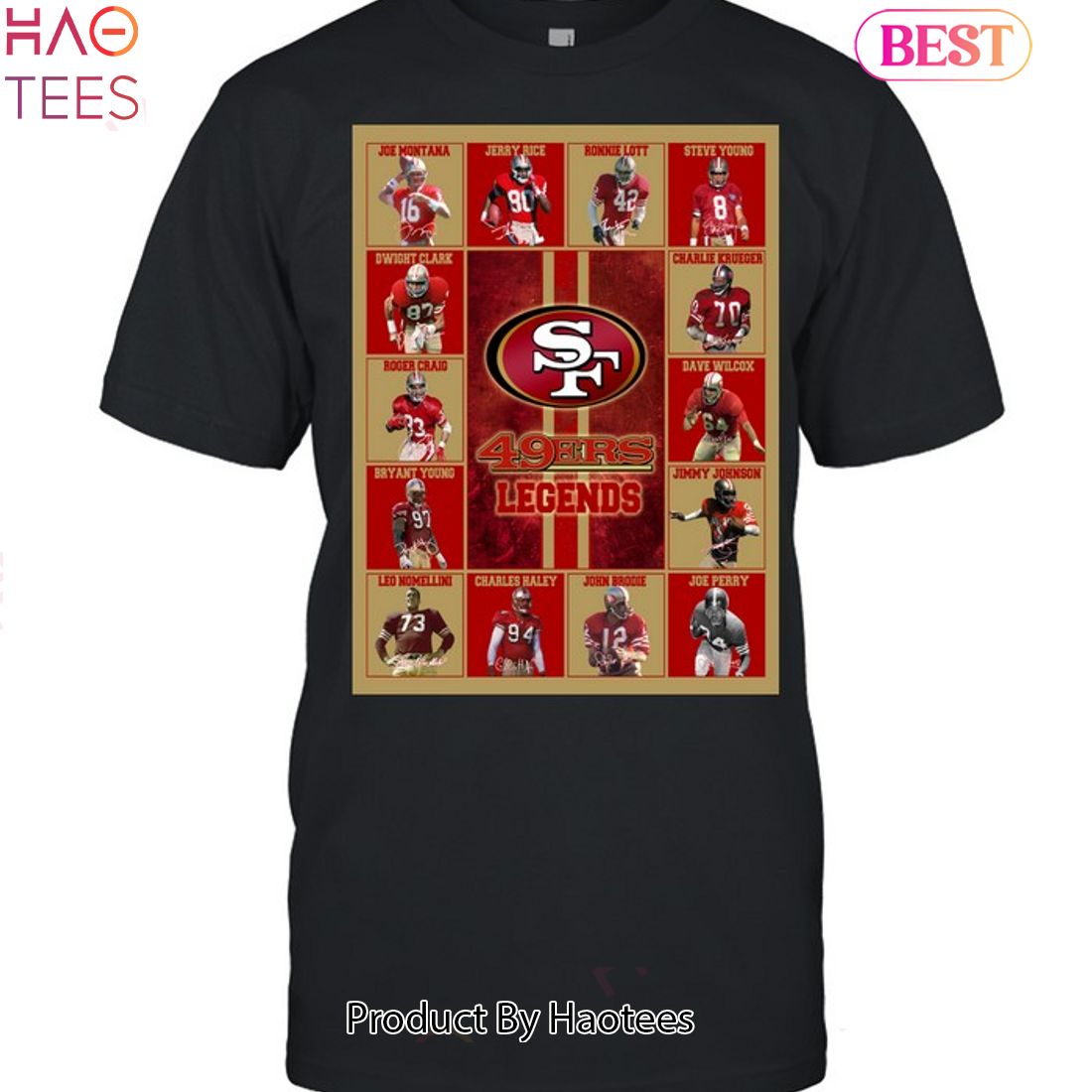 San Francisco 49ers Legends American Football Team Shirt