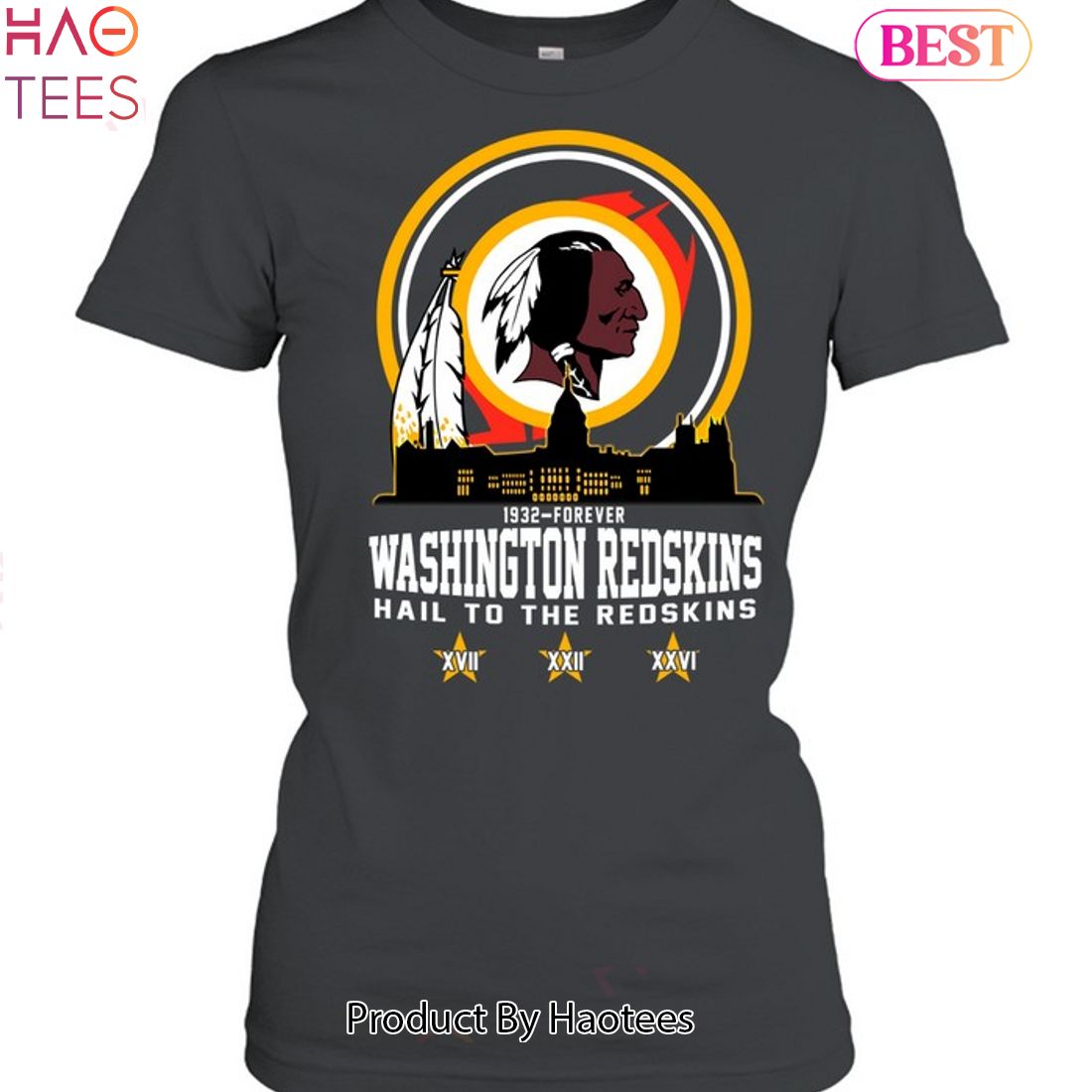 Washington Redskins 1932-Forever Hail To The Redskins Unisex T-Shirt Washington Redskins 1932-Forever Hail To The Redskins Unisex T-Shirt