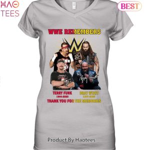 WWE Remembers Bray Wyatt & Terry Funk Thank You For The Memories Unisex T-Shirt