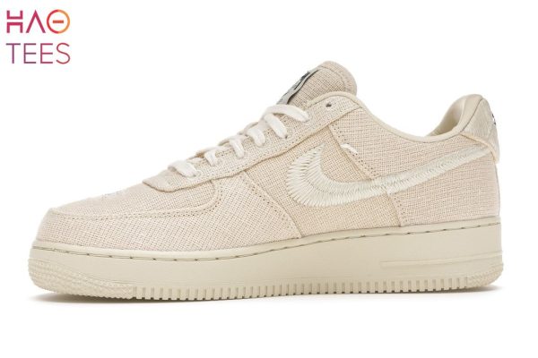 AVAILABLE Stussy X Nike Air Force 1 Mid Fossil Hemp