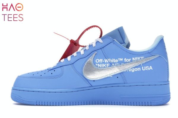 LUXURY Nike Air Force 1 Low Off-White Mca University Blue