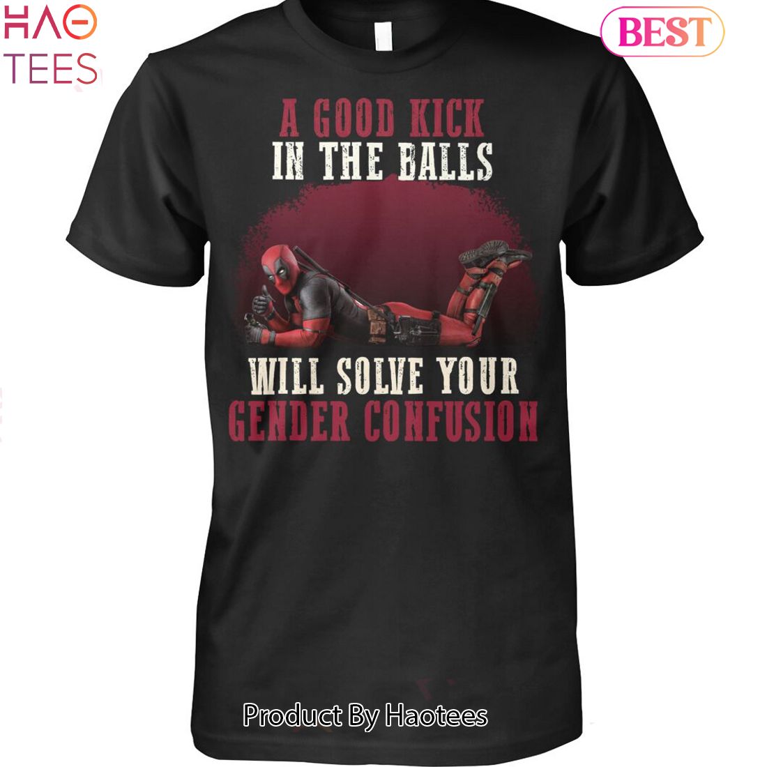 A Good Kick In The Balls Will Solve Your Gender Confusion Spider-Man Unisex T-Shirt