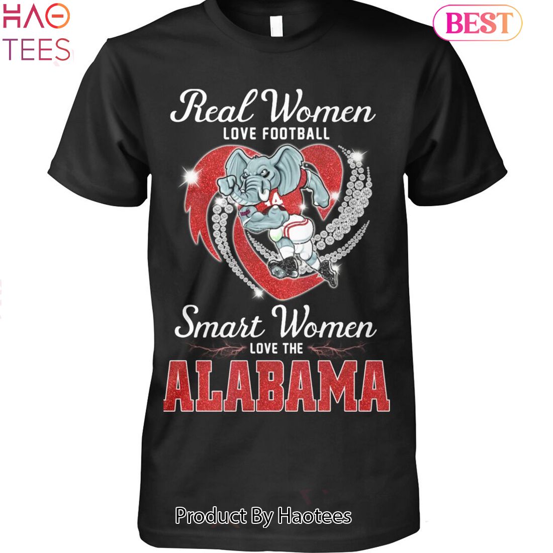 Alabama Crimson Tide Real Women Love Football Love Alabama Crimson Tide Unisex T-Shirt Alabama Crimson Tide Real Women Love Football Love Alabama Crimson Tide Unisex T-Shirt