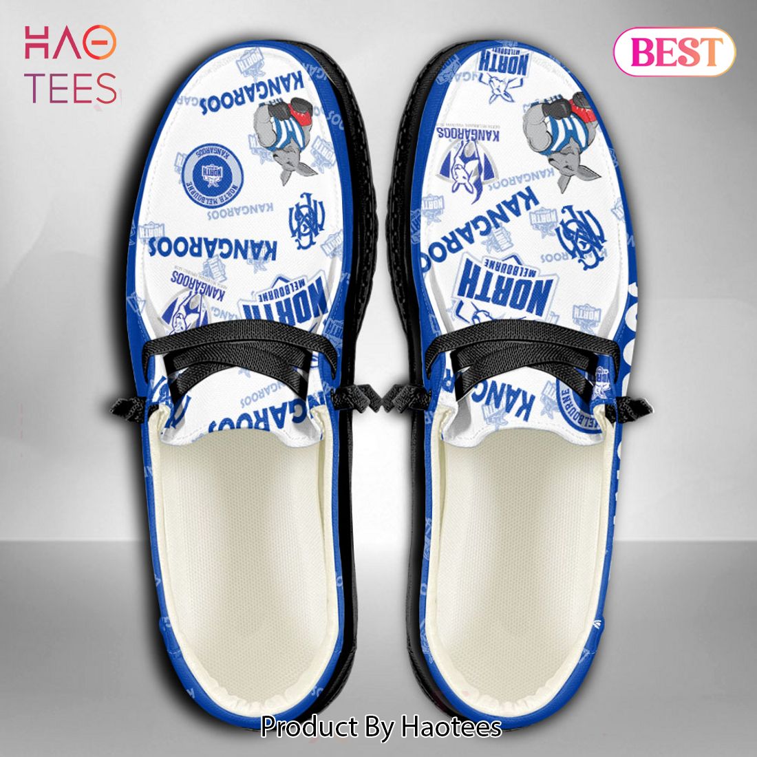 AVAILABLE AFL North Melbourne Kangaroos Custom Name Hey Dude Shoes AVAILABLE AFL North Melbourne Kangaroos Custom Name Hey Dude Shoes