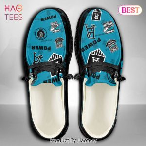 [AVAILABLE] AFL Port Adelaide Power Custom Name Hey Dude Shoes