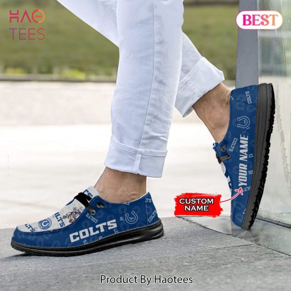 AVAILABLE Custom NameIndianapolis ColtsHey Dude Shoes