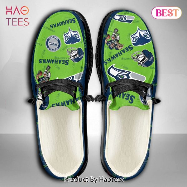 AVAILABLE Custom NameSeattle SeahawksHey Dude Shoes Luxury Brand