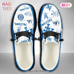 [AVAILABLE] NCAA Air Force Falcons Custom Name Hey Dude Shoes POD Design
