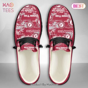 AVAILABLE NCAA Alabama Crimson Tide Custom Name Hey Dude Shoes