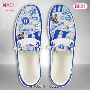 [AVAILABLE] NCAA Duke Blue Devils Custom Name Hey Dude Shoes Limited 2024