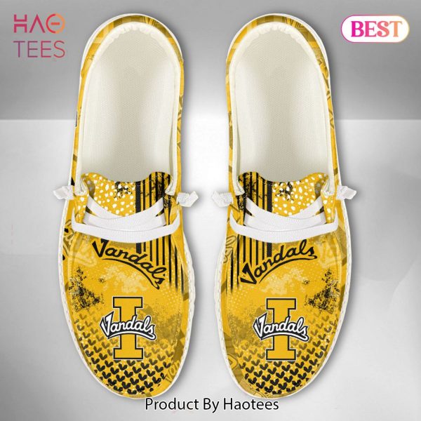 AVAILABLE NCAA Idaho Vandals Custom Name Hey Dude Shoes