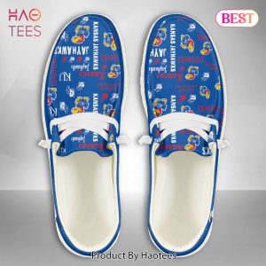 [AVAILABLE] NCAA Kansas Jayhawks Custom Name Hey Dude Shoes POD Design