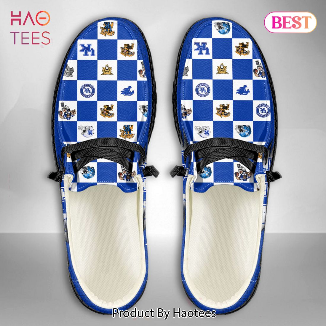 [AVAILABLE] NCAA Kentucky Wildcats Custom Name Hey Dude Shoes