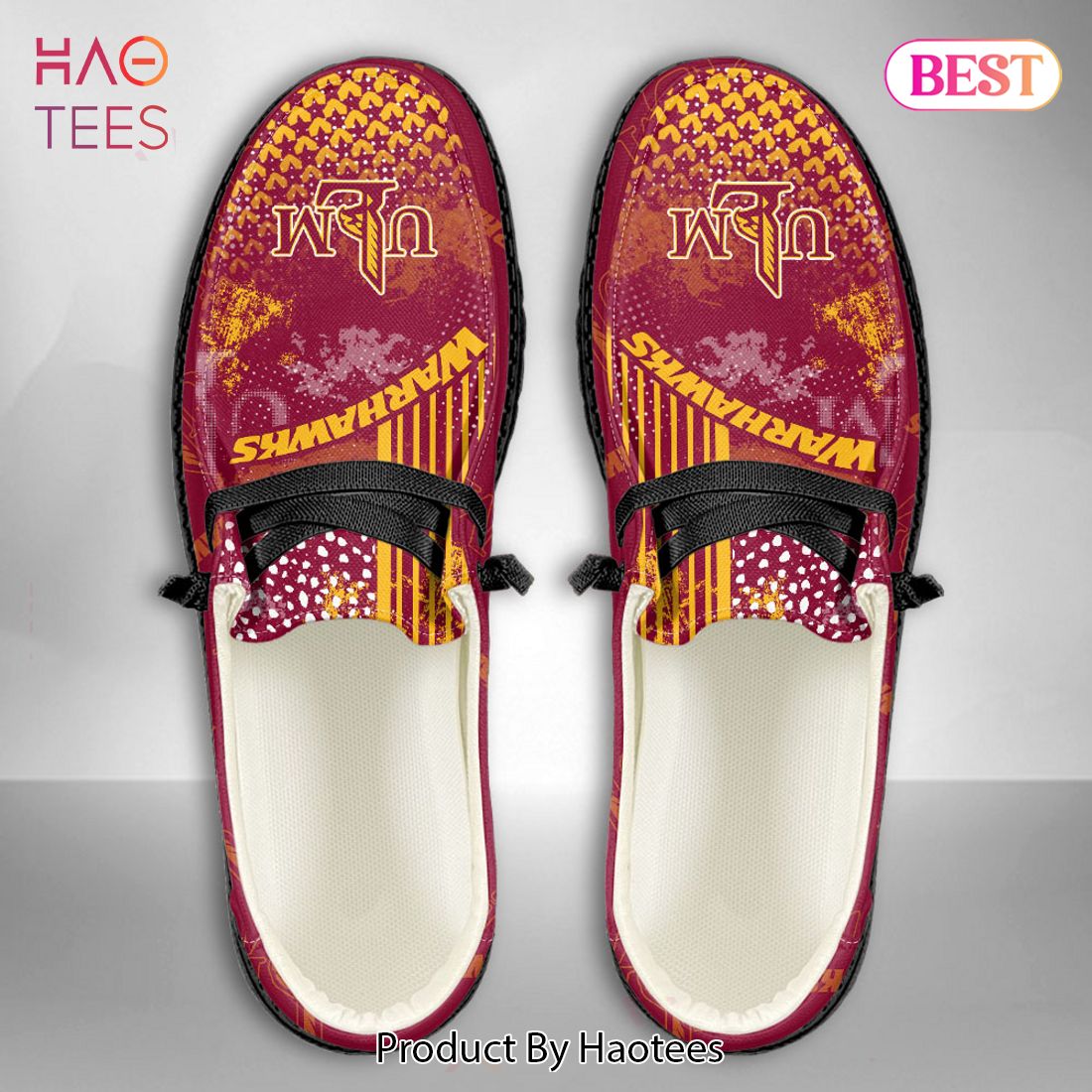 [AVAILABLE] NCAA Louisiana_Monroe Warhawks Custom Name Hey Dude Shoes Limited 2024